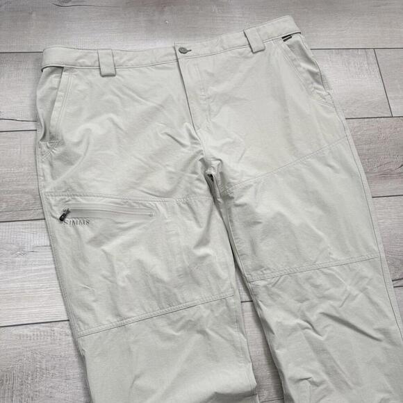 Simms M’s Guide Pant Khaki SzXXL NWT Fishing Hiking Outdoor UPF 50+ Lightweight - Picture 6 of 10